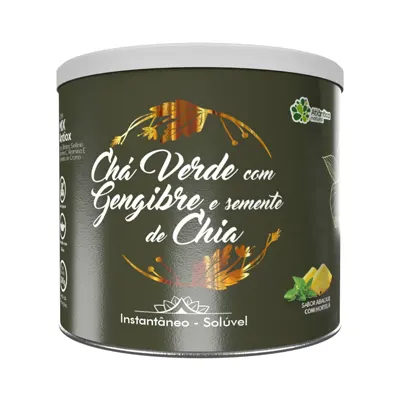 CHÁ VERDE COM GENGIBRE